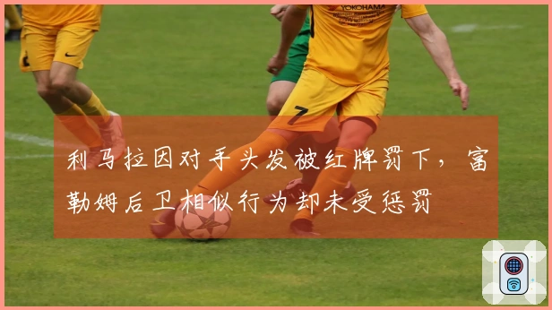 利马拉因对手头发被红牌罚下，富勒姆后卫相似行为却未受惩罚